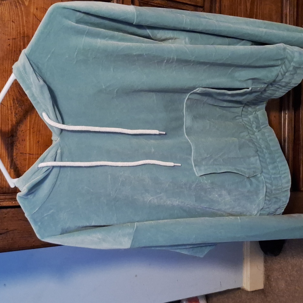 Velour sweatshirt